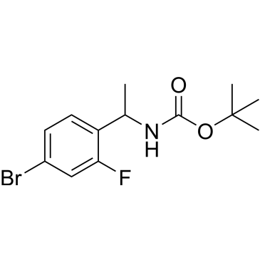 tert-Butyl (1-(4-bromo-2-fluorophenyl)ethyl)carbamate|CS-0612279