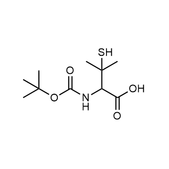 2-((tert-Butoxycarbonyl)amino)-3-mercapto-3-methylbutanoic acid|CS-0612304