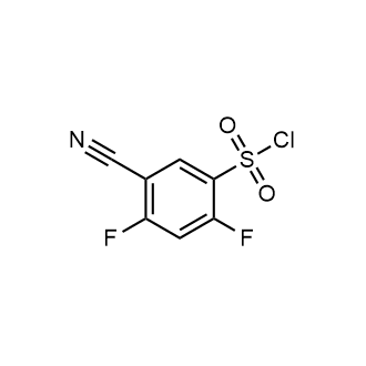 5-Cyano-2,4-difluorobenzenesulfonyl chloride|CS-0612396