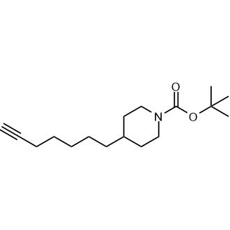 tert-Butyl 4-(hept-6-yn-1-yl)piperidine-1-carboxylate|CS-0612408