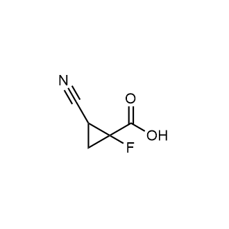 2-Cyano-1-fluorocyclopropane-1-carboxylic acid|CS-0612597