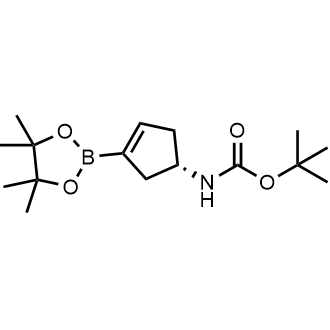 tert-Butyl (S)-(3-(4,4,5,5-tetramethyl-1,3,2-dioxaborolan-2-yl)cyclopent-3-en-1-yl)carbamate|CS-0612657