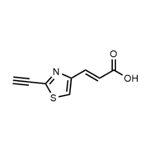 (E)-3-(2-Ethynylthiazol-4-yl)acrylic acid|CS-0612684