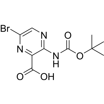 6-Bromo-3-((tert-butoxycarbonyl)amino)pyrazine-2-carboxylic acid|CS-0612889
