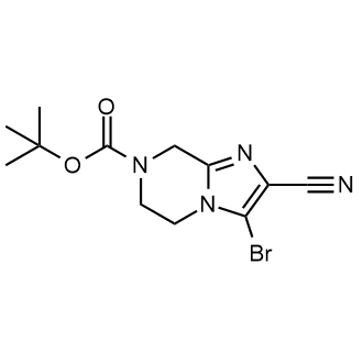 tert-Butyl 3-bromo-2-cyano-5,6-dihydroimidazo[1,2-a]pyrazine-7(8H)-carboxylate|CS-0613062
