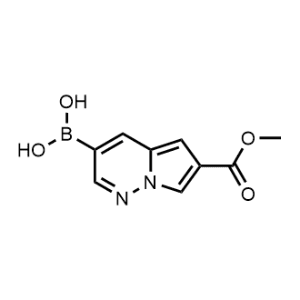 (6-(Methoxycarbonyl)pyrrolo[1,2-b]pyridazin-3-yl)boronic acid|CS-0613257