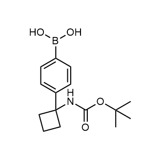 (4-(1-((tert-Butoxycarbonyl)amino)cyclobutyl)phenyl)boronic acid|CS-0613291