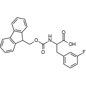 2-((((9H-Fluoren-9-yl)methoxy)carbonyl)amino)-3-(3-fluorophenyl)propanoic acid|CS-0613590