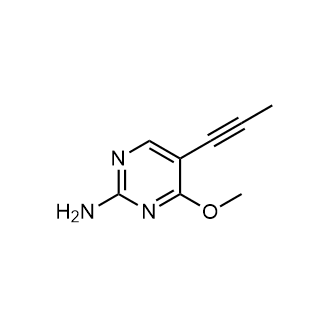 4-Methoxy-5-(prop-1-yn-1-yl)pyrimidin-2-amine|CS-0613692