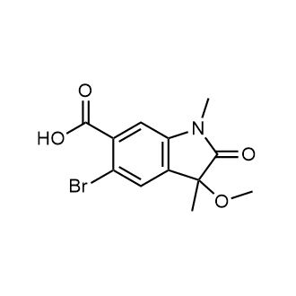 5-Bromo-3-methoxy-1,3-dimethyl-2-oxoindoline-6-carboxylic acid|CS-0613769