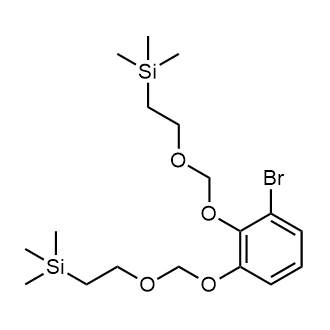 (((((3-Bromo-1,2-phenylene)bis(oxy))bis(methylene))bis(oxy))bis(ethane-2,1-diyl))bis(trimethylsilane)|CS-0613779