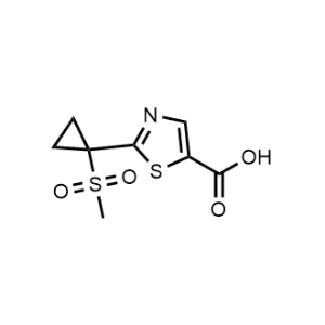 2-(1-(Methylsulfonyl)cyclopropyl)thiazole-5-carboxylic acid|CS-0613952