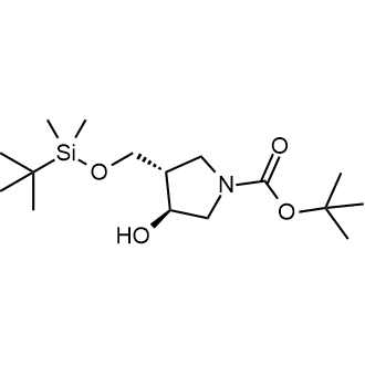 tert-Butyl (3S,4S)-3-(((tert-butyldimethylsilyl)oxy)methyl)-4-hydroxypyrrolidine-1-carboxylate|CS-0613988