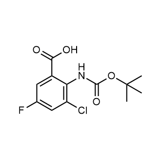 2-((tert-Butoxycarbonyl)amino)-3-chloro-5-fluorobenzoic acid|CS-0614060