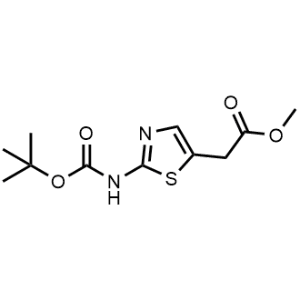 Methyl 2-(2-((tert-butoxycarbonyl)amino)thiazol-5-yl)acetate|CS-0614112