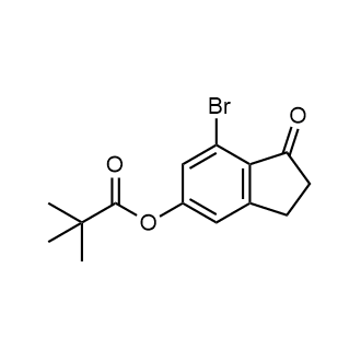 7-Bromo-1-oxo-2,3-dihydro-1H-inden-5-yl pivalate|CS-0614254