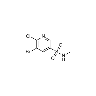 5-Bromo-6-chloro-N-methylpyridine-3-sulfonamide|CS-0614358