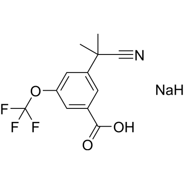3-(2-Cyanopropan-2-yl)-5-(trifluoromethoxy)benzoic acid, sodium salt|CS-0614662
