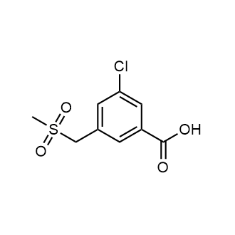 3-Chloro-5-((methylsulfonyl)methyl)benzoic acid|CS-0614664