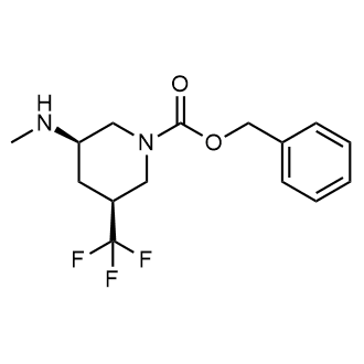 Benzyl (3R,5S)-3-(methylamino)-5-(trifluoromethyl)piperidine-1-carboxylate|CS-0614691