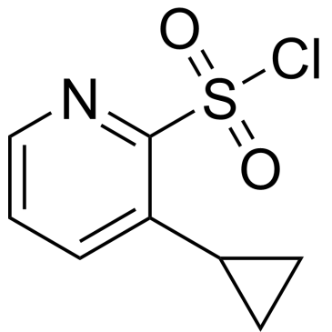 3-Cyclopropylpyridine-2-sulfonyl chloride|CS-0614886