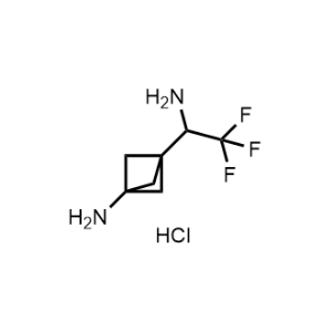 3-(1-Amino-2,2,2-trifluoroethyl)bicyclo[1.1.1]pentan-1-amine hydrochloride|CS-0615072