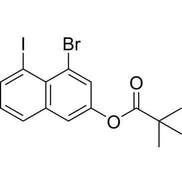 4-Bromo-5-iodonaphthalen-2-yl pivalate|CS-0615085