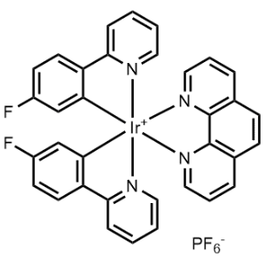Bis[5-fluoro-2-(2-pyridinyl-κN)phenyl-κC](1,10-phenanthroline-κN1,κN10)-, (OC-6-13)-Iridium(1+), hexafluorophosphate(1-) 1:1|CS-0615173