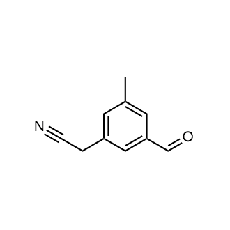 2-(3-Formyl-5-methylphenyl)acetonitrile|CS-0615195