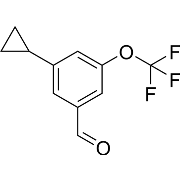 3-Cyclopropyl-5-(trifluoromethoxy)benzaldehyde|CS-0615205