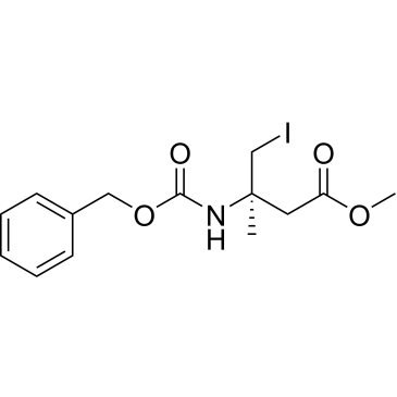 Methyl (R)-3-(((benzyloxy)carbonyl)amino)-4-iodo-3-methylbutanoate|CS-0615236