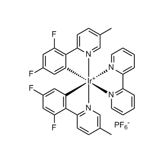 (2,2′-Bipyridine-κN1,κN1′)bis[3,5-difluoro-2-(5-methyl-2-pyridinyl-κN)phenyl-κC]-, (OC-6-33)-Iridium(1+), hexafluorophosphate(1-) 1:1|CS-0615338