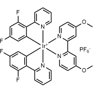 Bis[3,5-difluoro-2-(2-pyridinyl-κN)phenyl-κC](4,4′-dimethoxy-2,2′-bipyridine-κN1,κN1′)-, (OC-6-33)-iridium(1+), hexafluorophosphate(1-) 1:1|CS-0615343