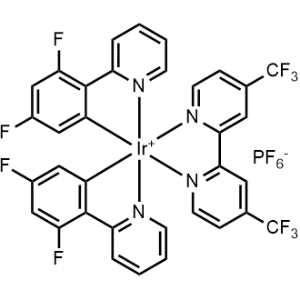 [4,4′-Bis(trifluoromethyl)-2,2′-bipyridine-κN1,κN1′]bis[3,5-difluoro-2-(2-pyridinyl-κN)phenyl-κC]-, (OC-6-33)-Iridium(1+), hexafluorophosphate(1-) 1:1|CS-0615344