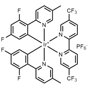 [5,5′-Bis(trifluoromethyl)-2,2′-bipyridine-κN1,κN1′]bis[3,5-difluoro-2-(5-methyl-2-pyridinyl-κN)phenyl-κC]-, (OC-6-33)-Iridium(1+), hexafluorophosphate(1-) 1:1|CS-0615353