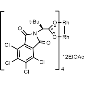 Tetrakis[n-tetrachlorophthaloyl-(s)-tert-leucinato]dirhodium bis(ethyl acetate) adduct|CS-0615394