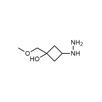 3-Hydrazineyl-1-(methoxymethyl)cyclobutan-1-ol|CS-0615537