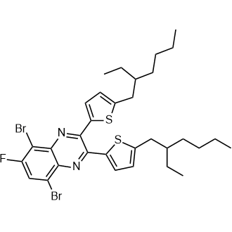 5,8-Dibromo-2,3-bis(5-(2-ethylhexyl)thiophen-2-yl)-6-fluoroquinoxaline|CS-0615643