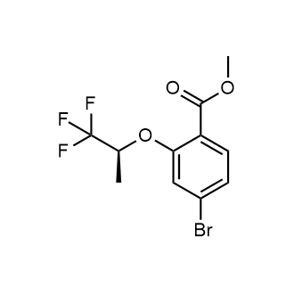 Methyl (S)-4-bromo-2-((1,1,1-trifluoropropan-2-yl)oxy)benzoate|CS-0615756