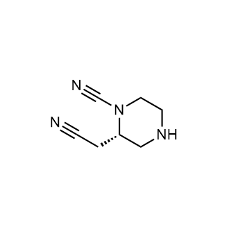 (S)-2-(Cyanomethyl)piperazine-1-carbonitrile|CS-0615780