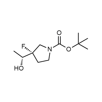 rel-tert-Butyl (S)-3-fluoro-3-((R)-1-hydroxyethyl)pyrrolidine-1-carboxylate|CS-0616000