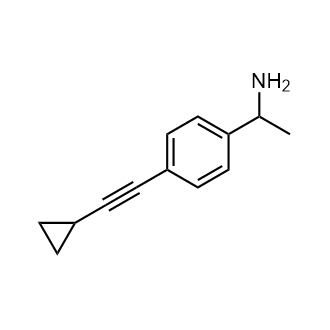 1-(4-(Cyclopropylethynyl)phenyl)ethan-1-amine|CS-0616024