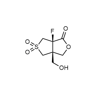(3aS,6aR)-6a-Fluoro-3a-(hydroxymethyl)tetrahydro-1H,3H-thieno[3,4-c]furan-1-one 5,5-dioxide|CS-0616222