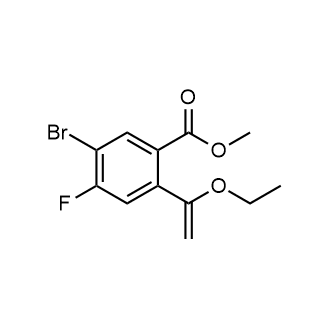 Methyl 5-bromo-2-(1-ethoxyvinyl)-4-fluorobenzoate|CS-0616277
