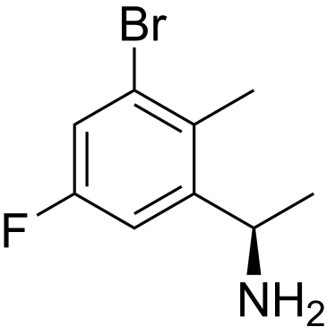 (R)-1-(3-Bromo-5-fluoro-2-methylphenyl)ethan-1-amine|CS-0616289