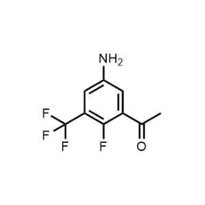 1-(5-Amino-2-fluoro-3-(trifluoromethyl)phenyl)ethan-1-one|CS-0616293