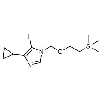 4-Cyclopropyl-5-iodo-1-((2-(trimethylsilyl)ethoxy)methyl)-1H-imidazole|CS-0616391