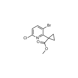Methyl 1-(3-bromo-6-chloropyridin-2-yl)cyclopropane-1-carboxylate|CS-0616551