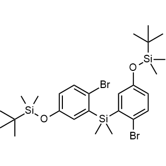 Bis(2-bromo-5-((tert-butyldimethylsilyl)oxy)phenyl)dimethylsilane|CS-0616668
