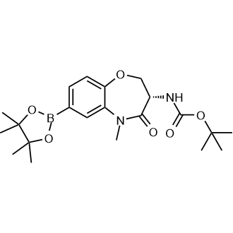 tert-Butyl (S)-(5-methyl-4-oxo-7-(4,4,5,5-tetramethyl-1,3,2-dioxaborolan-2-yl)-2,3,4,5-tetrahydrobenzo[b][1,4]oxazepin-3-yl)carbamate|CS-0617048